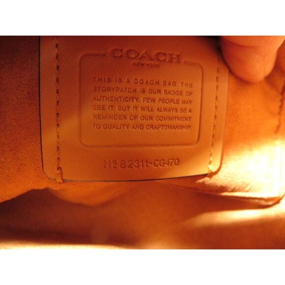 Coach 2023 Morgan Black Pebbled Leather Saddle Bag Crossbody Snakeskin Trim NWOT - Picture 10 of 16